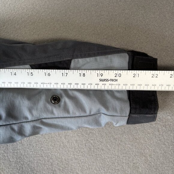 Spyke Motorcycle Jacket Womens XS Grey Blue Biker Coat Padded Removable Sleeves - Picture 14 of 16